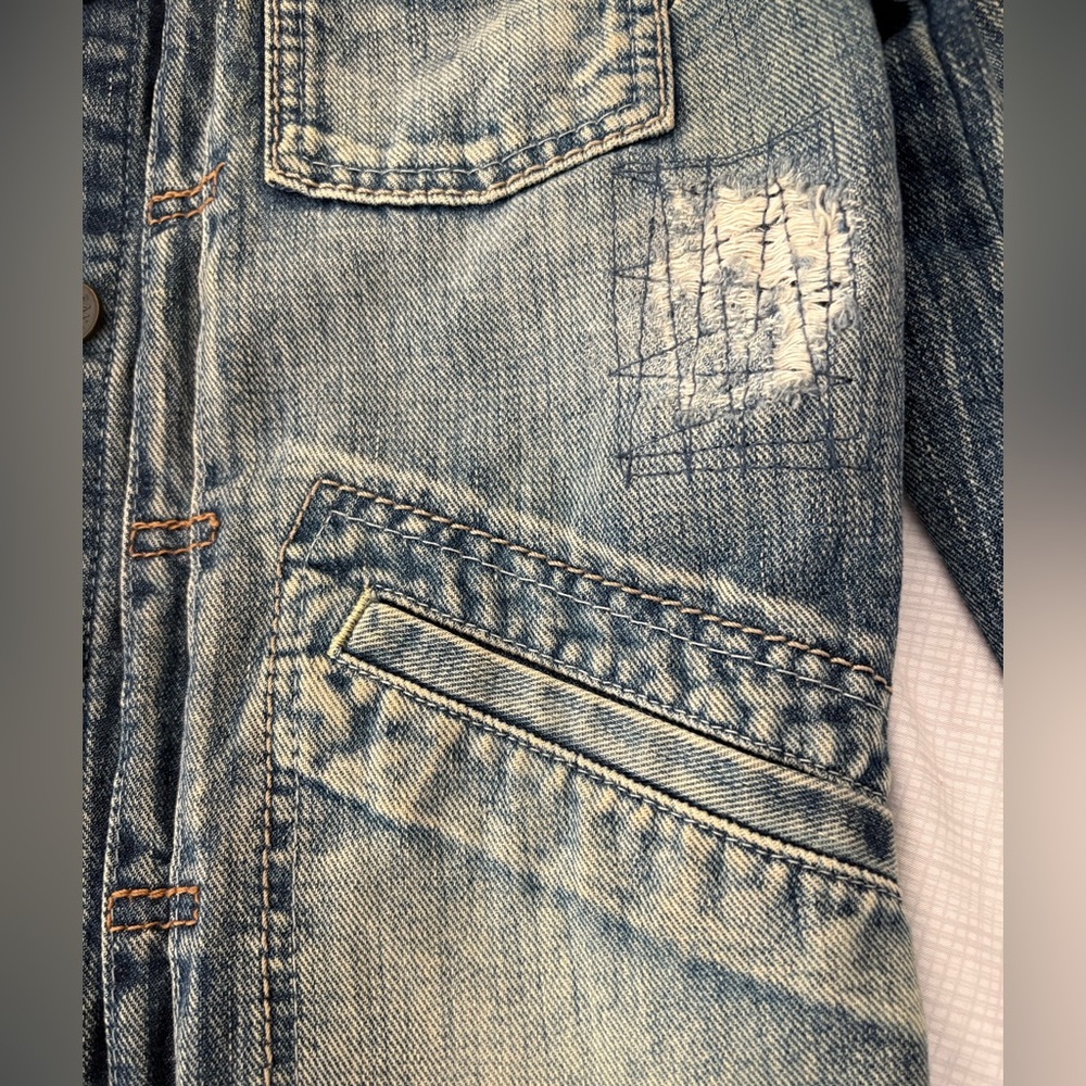 Embroidered Denim Jacket - Picture 8 of 16